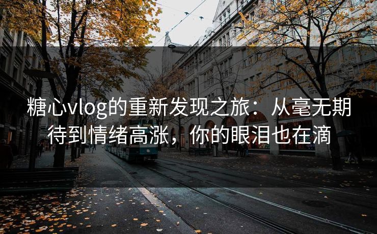 糖心vlog的重新发现之旅：从毫无期待到情绪高涨，你的眼泪也在滴