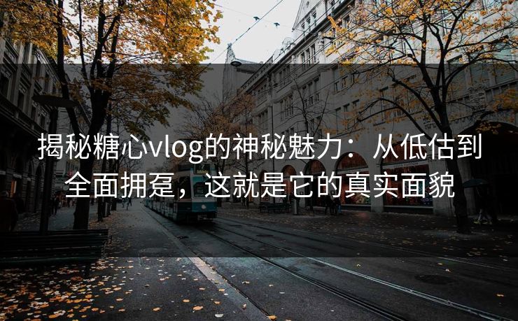 揭秘糖心vlog的神秘魅力：从低估到全面拥趸，这就是它的真实面貌